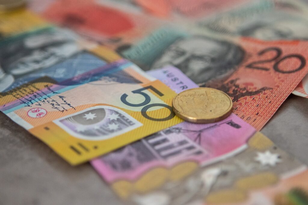 australian money cheque